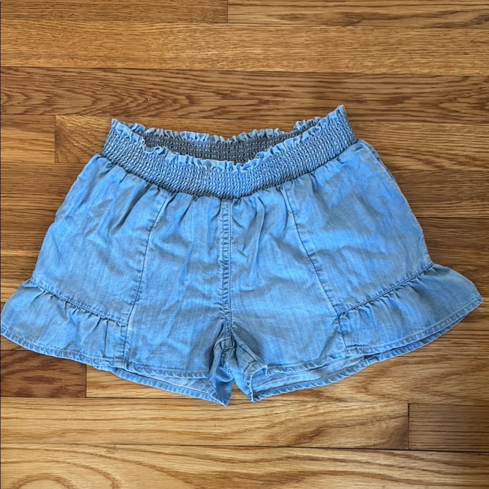 Women's Vineyard Vines Blue Ruffle Hem Shorts
